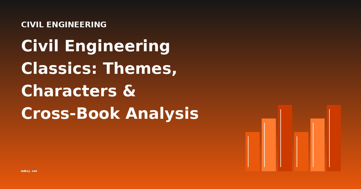 Civil Engineering Classics: Themes, Characters & Cross-Book Analysis