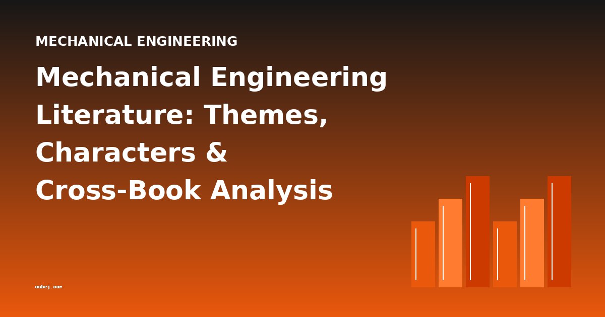 Mechanical Engineering Literature: Themes, Characters & Cross-Book Analysis